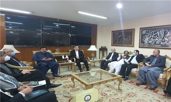 هیات پارلمانی ایران با وزیر کشور پاکستان دیدار کرد