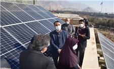 افتتاح دومین نیروگاه خورشیدی 30 کیلوواتی در منطقه 20