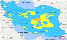 «نارنجی» به نقشه کرونایی ایران بازگشت