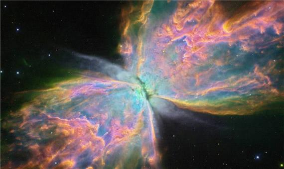 تصویر روز ناسا: درخشش سحابی پروانه
