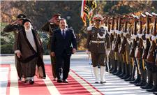 نخست‌وزیر عراق مورد استقبال رسمی آیت‌الله رئیسی قرار گرفت