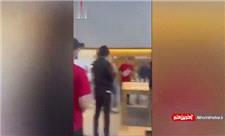 هجوم و غارت دزدان تلفن همراه از فروشگاهی در کالیفرنیا