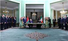 امضای نقشه راه همکاری‌های همه‌جانبه و هفت سند همکاری میان ایران و بلاروس