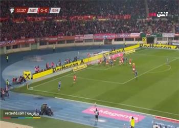 گل اول بوسنی به اتریش توسط تاباکوویچ