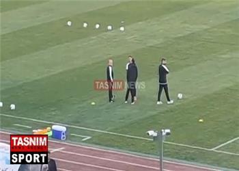 حضور «بیزاتی» دستیار جدید سهراب بختیاریزاده در ورزشگاه شهدای شهرقدس