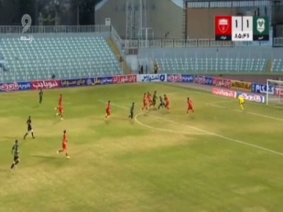 دبل قنبری؛ گل دوم خیبر به فولاد