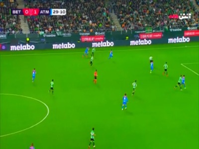 گل دوم اتلتیکومادرید به رئال بتیس توسط سیمئونه