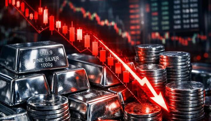 افت ۹۴ سنتی قیمت نقره در بازارهای جهانی