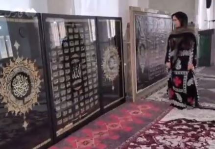 خلق بزرگ‌ترین تابلوی معرق جهان با ساقه گندم