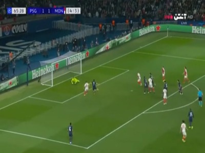 گل دوم پاری سن ژرمن به موناکو توسط کواراتسخلیا