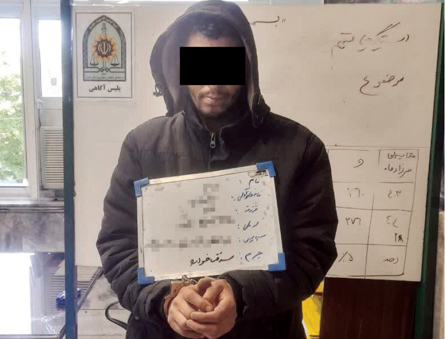 دستگیری دزدی که فقط یک ساعت خوابید!