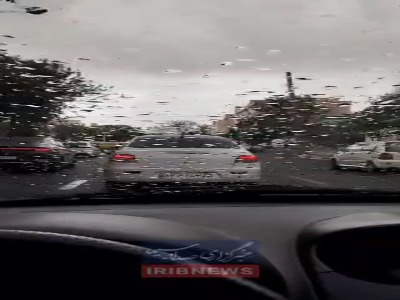 بارش باران و رعد و برق در پایتخت