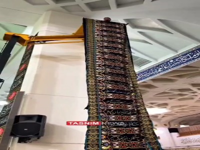 سیاه‌پوش شدن حرم حضرت معصومه(س) در آستانه ماه محرم