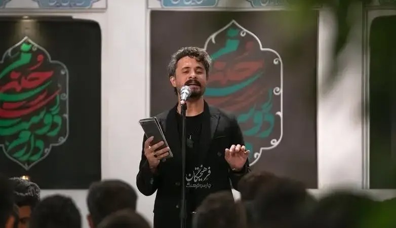 تصاویری از نوحه‏‌خوانی راغب با استایل متفاوت در یزد
