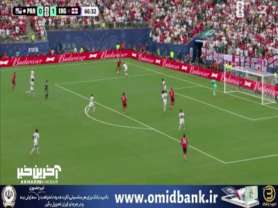 گل دوم انگلیس به پاناما توسط هری کین