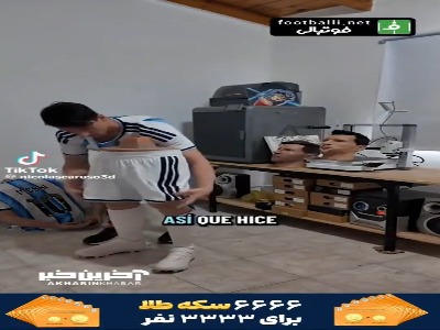 هواداری که با چاپگر سه بعدی مجسمه لیونل مسی را در ابعاد واقعی ساخت!