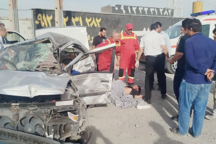 تصادف مرگبار در افتتاحیه پل توحید