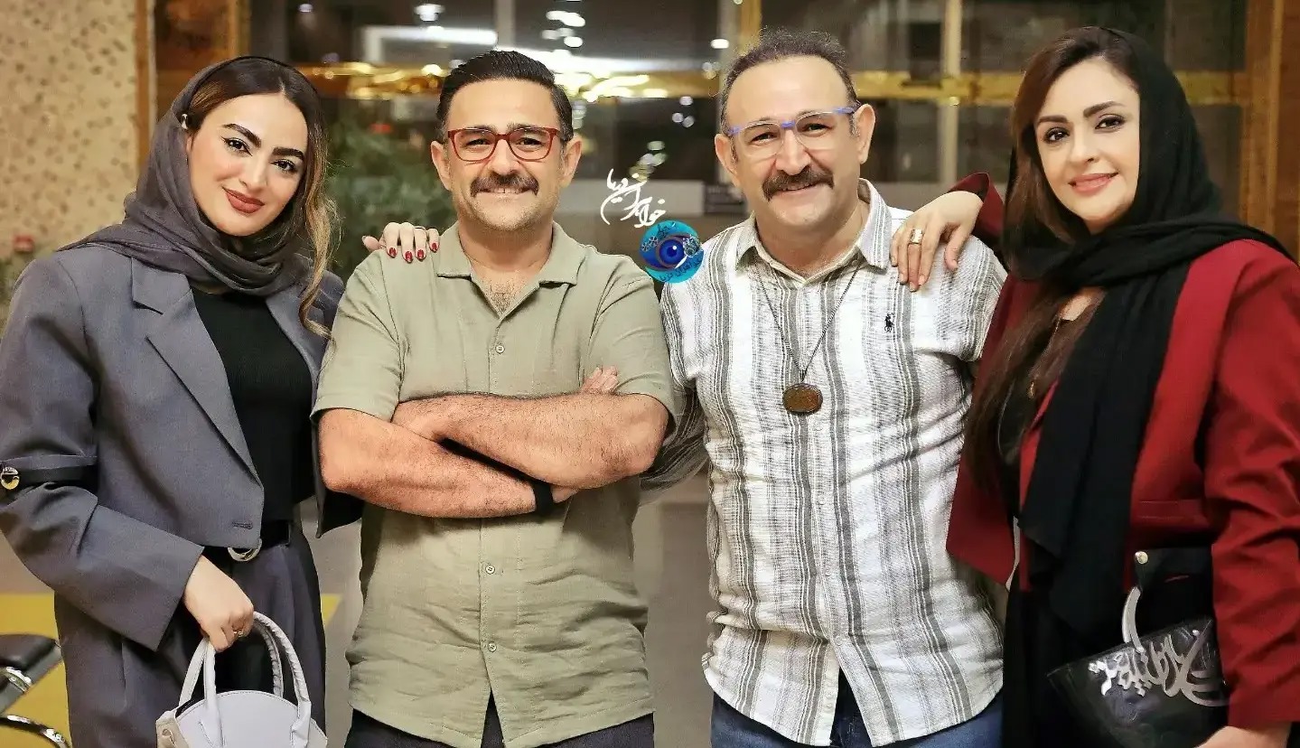 چهره ها/ قاب خانوادگی دو برادر بازیگر سینما به همراه همسرانشان