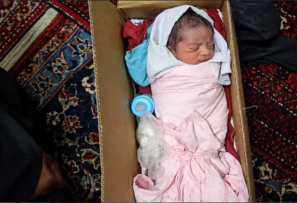 زیباترین نوزاد ایران را سر راه گذاشتند